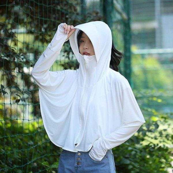korean style ice silk womens jackets long sun protective clothes hooded sunshade, Black;brown
korean style ice silk womens jackets long sun protective clothes hooded sunshade, Black;brown