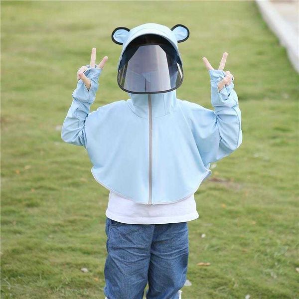childrens sun protection clothing thin jacket breathable boys and girls, Blue;gray
childrens sun protection clothing thin jacket breathable boys and girls, Blue;gray