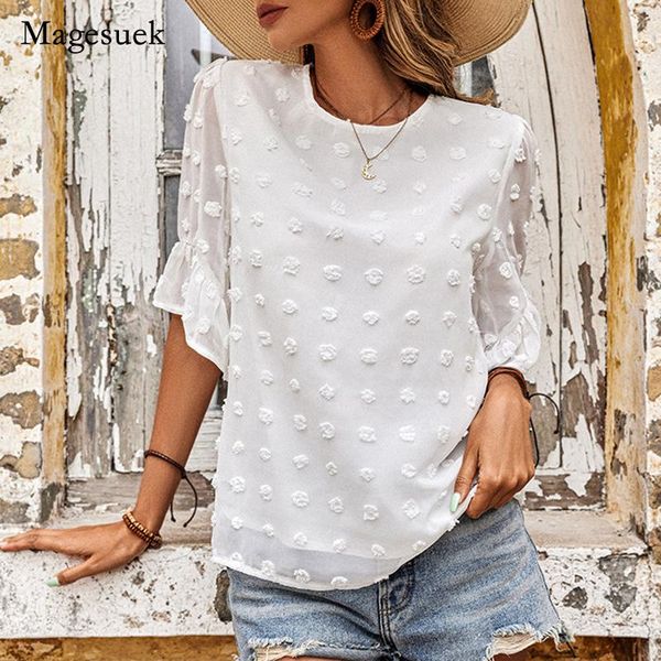t-shirt round neck casual loose white blouse 2022 new summer half butterfly sleeve chiffon shirt women female clothing blusas 21297
t-shirt round neck casual loose white blouse 2022 new summer half butterfly sleeve chiffon shirt women female clothing blusas 21297