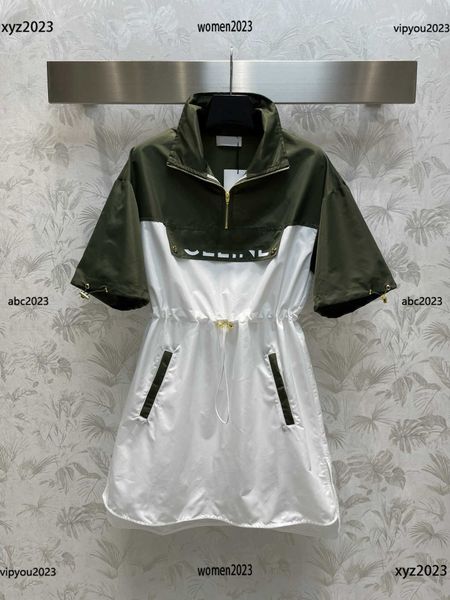 designer dress summer fashion dress for woman tie up waist stand collar dress size s-l high end short sleeve dress april28, Black;gray
designer dress summer fashion dress for woman tie up waist stand collar dress size s-l high end short sleeve dress april28, Black;gray