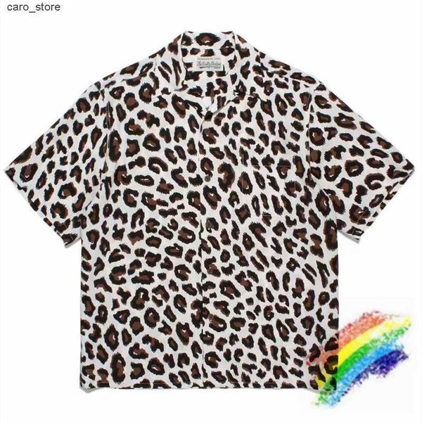 men's casual shirts short sleeve wacko maria spotted pattern shirt men women hawaiian hawaii beach shirts j230502, White;black
men's casual shirts short sleeve wacko maria spotted pattern shirt men women hawaiian hawaii beach shirts j230502, White;black