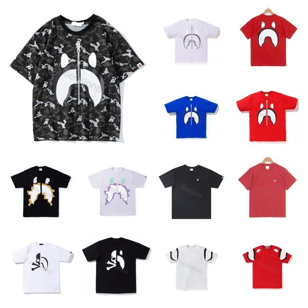summer fashion mens womens designers t shirts graffiti couple short sleeve luxurys bap pes cotton tees clothing polos clothes, White;black
summer fashion mens womens designers t shirts graffiti couple short sleeve luxurys bap pes cotton tees clothing polos clothes, White;black