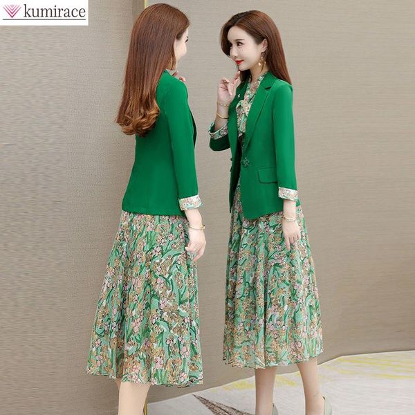 dress 2022 summer new korean fashion elegant women's dress set office blazer jacket vintage print dress two piece evening dresses set, White
dress 2022 summer new korean fashion elegant women's dress set office blazer jacket vintage print dress two piece evening dresses set, White