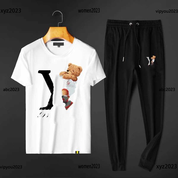 man tracksuits designer summer short sleeve set sportswear 2pcs size -3xl letter animal print t-shirt and pants new arrival may03, Gray
man tracksuits designer summer short sleeve set sportswear 2pcs size -3xl letter animal print t-shirt and pants new arrival may03, Gray
