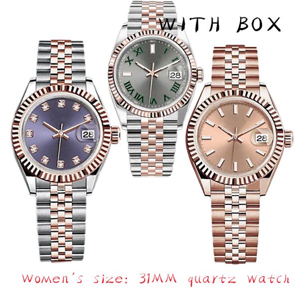 women's watch design watch women's quartz rose gold size 31mm sapphire glass waterproof montres pour days women's classic wat, Slivery;brown
women's watch design watch women's quartz rose gold size 31mm sapphire glass waterproof montres pour days women's classic wat, Slivery;brown