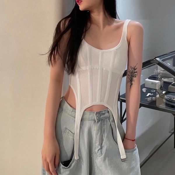 tanks tvvovvin women corsetstyle tank with suspender detail vest korean boho summer v2xj, Black;white
tanks tvvovvin women corsetstyle tank with suspender detail vest korean boho summer v2xj, Black;white
