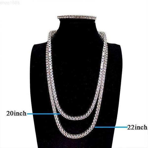 euramerican style hip hop 18k white gold plated tennis chain jewelry corundum diamond link chain necklace, Silver
euramerican style hip hop 18k white gold plated tennis chain jewelry corundum diamond link chain necklace, Silver