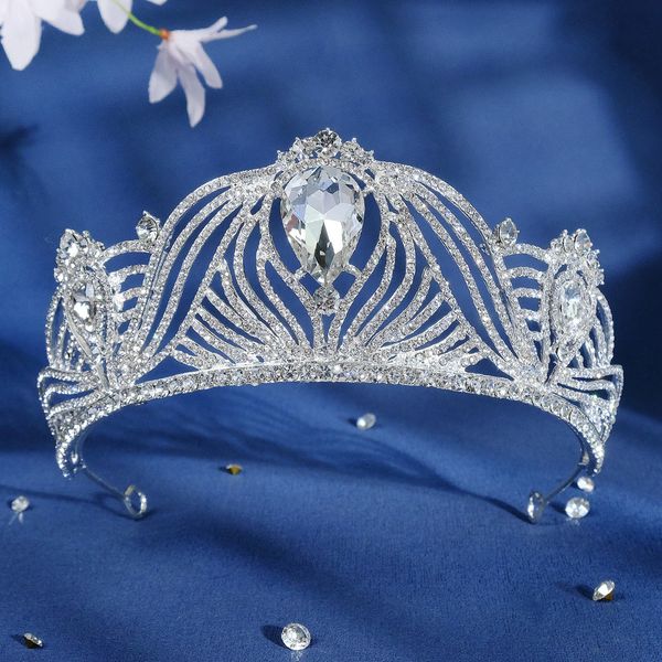 wedding banquet birthday party hair accessories light luxury celebrity full diamond crown wedding style pan hair headwear bridal crown, Silver
wedding banquet birthday party hair accessories light luxury celebrity full diamond crown wedding style pan hair headwear bridal crown, Silver