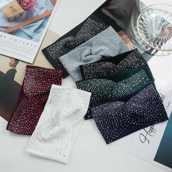 headbands women crystal sparkling headband solid color wide turban twist knitted cotton hairband hair accessories twisted knotted headwrap j, Silver
headbands women crystal sparkling headband solid color wide turban twist knitted cotton hairband hair accessories twisted knotted headwrap j, Silver