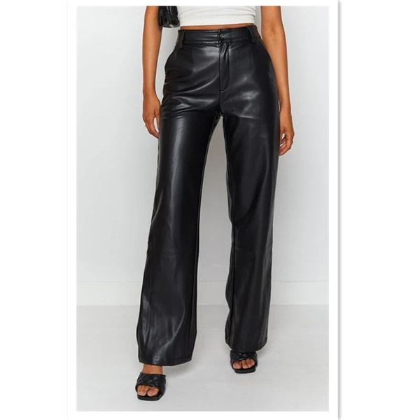 leggings everbellus women high waist faux leather leggings zipper femme solid bright pu leggings push up fashion slim leather pants, Black
leggings everbellus women high waist faux leather leggings zipper femme solid bright pu leggings push up fashion slim leather pants, Black