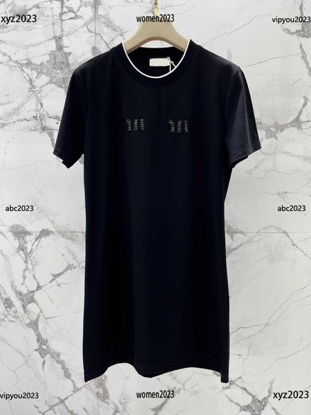 dress summer fashion dress for woman diamond lettering pattern round neck dress size s-l high end short sleeve dress april28, Black;gray
dress summer fashion dress for woman diamond lettering pattern round neck dress size s-l high end short sleeve dress april28, Black;gray