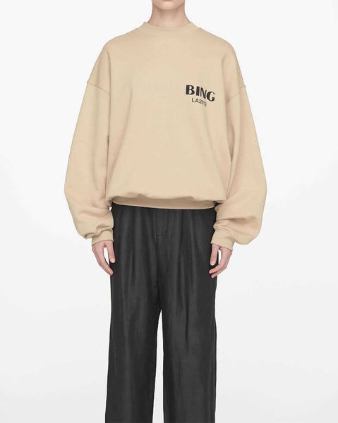 anine bing 23ss designer sweatshirt letter printing brushed round neck fashion women loose plush sweater, Black
anine bing 23ss designer sweatshirt letter printing brushed round neck fashion women loose plush sweater, Black