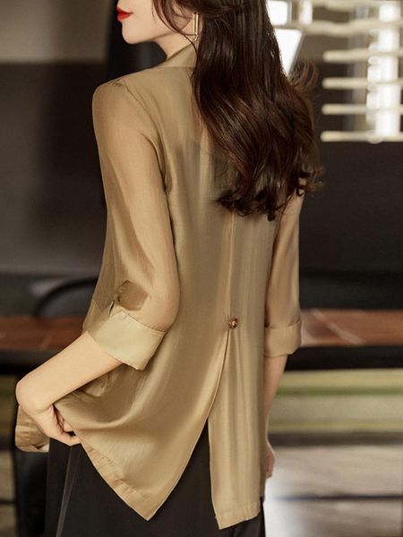 pants 2022 new summer loose small suit coffee seven sleeve chiffon thin casual small suit coat women office lady blazer women, White
pants 2022 new summer loose small suit coffee seven sleeve chiffon thin casual small suit coat women office lady blazer women, White