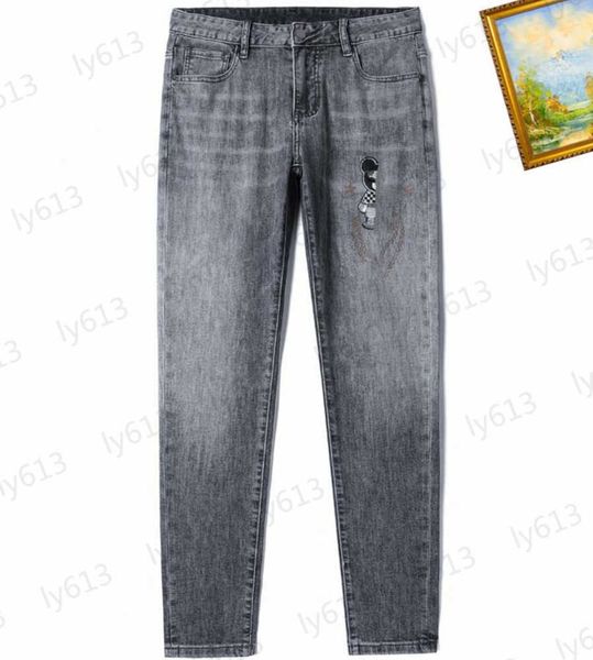 designer mens jeans spring summer retro fashion luxury elegant elastic heavy industry washing process design brand bear logo straight leg de, Blue
designer mens jeans spring summer retro fashion luxury elegant elastic heavy industry washing process design brand bear logo straight leg de, Blue