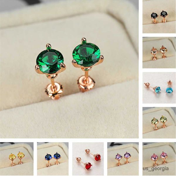 stud minimalism 6/7/8mm helix stud earrings for women rose gold plated round cut stone blue clear ear bone stud girls' jewelry, Golden;silver
stud minimalism 6/7/8mm helix stud earrings for women rose gold plated round cut stone blue clear ear bone stud girls' jewelry, Golden;silver
