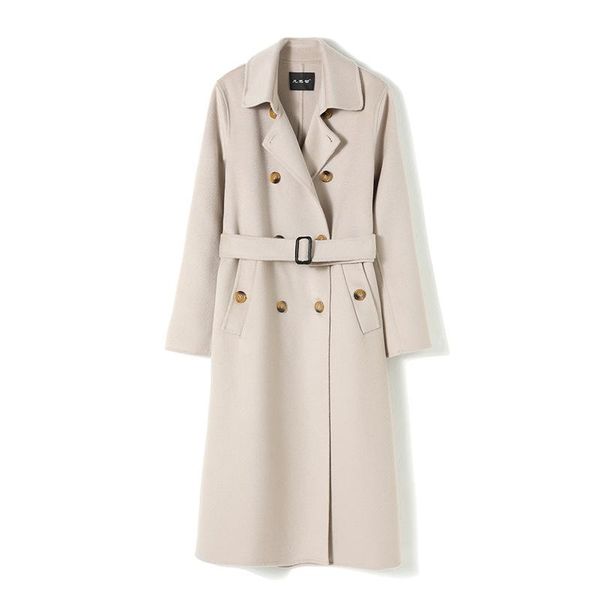 fur cute pink woolen coat women 2021 autumn new lapel padded cashmere jacket doublesided long doublebreasted overcoat, Black
fur cute pink woolen coat women 2021 autumn new lapel padded cashmere jacket doublesided long doublebreasted overcoat, Black
