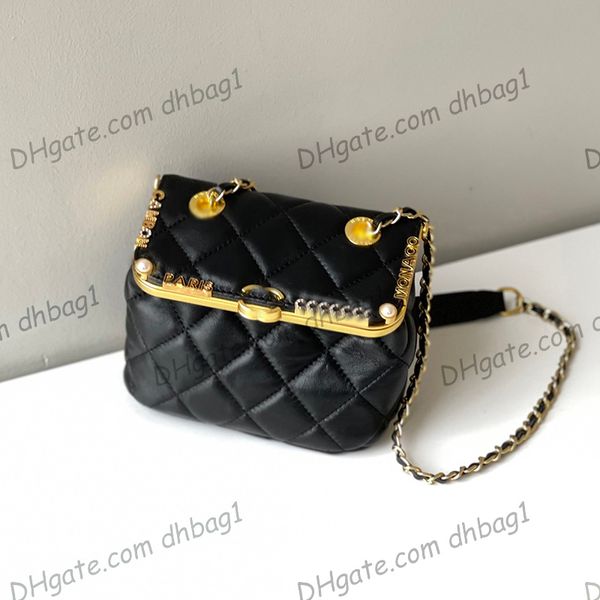 womens designer enamel clip party vanity bags classic mini bucket box purse with pearl letter gold metal hardware matelasse chain crossbody
womens designer enamel clip party vanity bags classic mini bucket box purse with pearl letter gold metal hardware matelasse chain crossbody