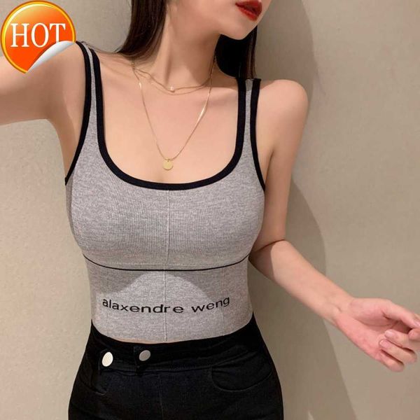 yoga clothes wang fang ling color matching sports vest with small sling w0ng leisure, White
yoga clothes wang fang ling color matching sports vest with small sling w0ng leisure, White