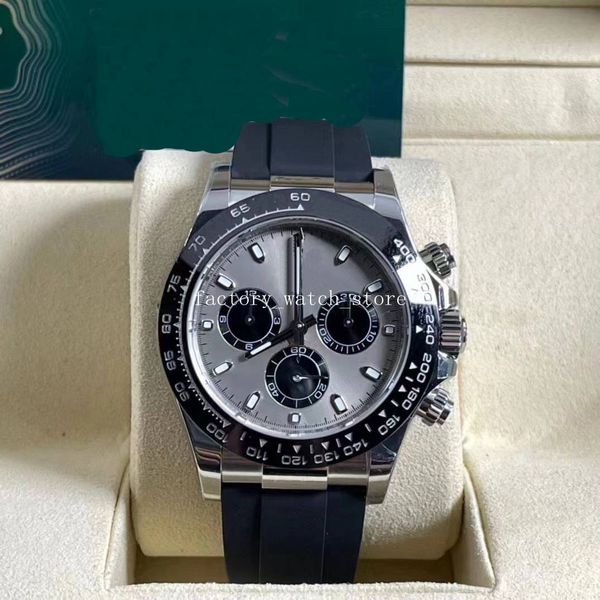 bp watches 40mm silver gray dial cal.7750 chronograph working rubber mechanical automatic mens waterproof wristwatches, Slivery;brown
bp watches 40mm silver gray dial cal.7750 chronograph working rubber mechanical automatic mens waterproof wristwatches, Slivery;brown