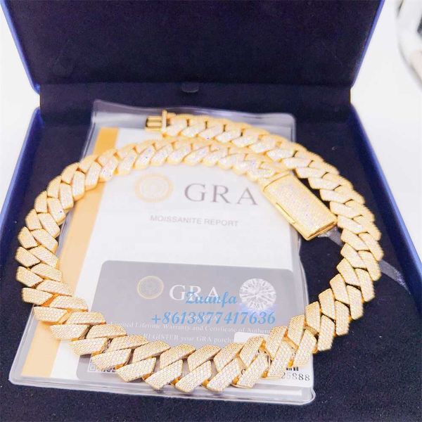 custom pass diamond test vvs moissanite diamond cuban link chain 18 20mm 4 rows hip hop jewelry necklaces moissanite cuban chain, Silver
custom pass diamond test vvs moissanite diamond cuban link chain 18 20mm 4 rows hip hop jewelry necklaces moissanite cuban chain, Silver