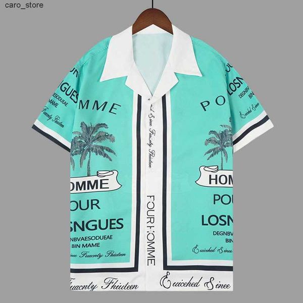 men's casual shirts alphabet coconut tree pattern short sleeve contrasting color shirt casual shirt streetwear camisa masculina shirt, White;black
men's casual shirts alphabet coconut tree pattern short sleeve contrasting color shirt casual shirt streetwear camisa masculina shirt, White;black