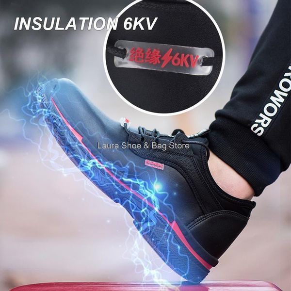 safety shoes insulate 6kv eletrician men plastic toe sneaker waterproof work boots man protective winter 230503, Black;brown
safety shoes insulate 6kv eletrician men plastic toe sneaker waterproof work boots man protective winter 230503, Black;brown