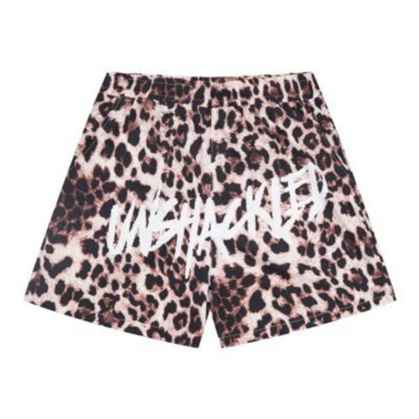 men's shorts leopard print shorts men's and women's casual high street loose sports basketball cropped pants summer fashion b, White;black
men's shorts leopard print shorts men's and women's casual high street loose sports basketball cropped pants summer fashion b, White;black