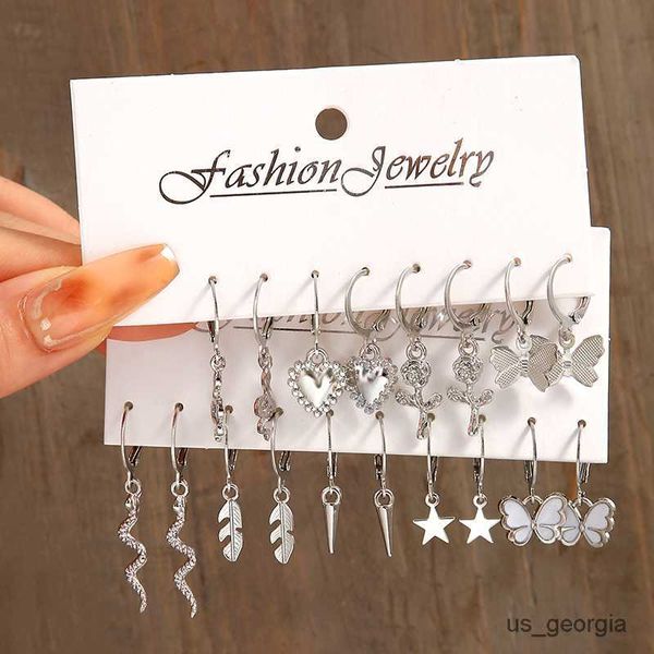 stud silver color snake butterfly hoop earrings set metal heart shape earring for women girls jewelry 2023 fashion trend new gifts, Golden;silver
stud silver color snake butterfly hoop earrings set metal heart shape earring for women girls jewelry 2023 fashion trend new gifts, Golden;silver