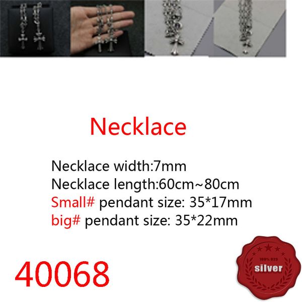 40068 european and american youth hip hop jewelry necklace s925 sterling silver personalized classic cross short chain punk hip hop style
40068 european and american youth hip hop jewelry necklace s925 sterling silver personalized classic cross short chain punk hip hop style