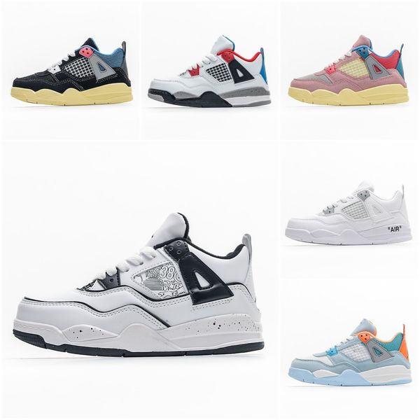 2023 kid with retro basketball shoes 4s iv air jumpman university blue red thunder offs white sail infrared j4 boys girls trainers sneakers, Black
2023 kid with retro basketball shoes 4s iv air jumpman university blue red thunder offs white sail infrared j4 boys girls trainers sneakers, Black