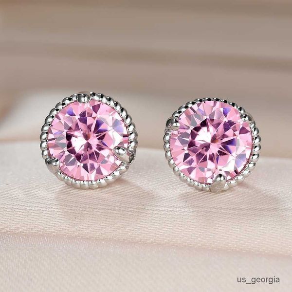 stud 7mm round pink gemstone earrings for women girls simple cute tourmaline zircon stud earrings fashion jewelry gift drop shipping, Golden;silver
stud 7mm round pink gemstone earrings for women girls simple cute tourmaline zircon stud earrings fashion jewelry gift drop shipping, Golden;silver