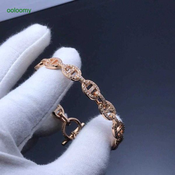 hemres designer bracelet netizen new pig nose ring buckle bracelet ot ins light luxury exquisite hip hop love 6pal, Black
hemres designer bracelet netizen new pig nose ring buckle bracelet ot ins light luxury exquisite hip hop love 6pal, Black