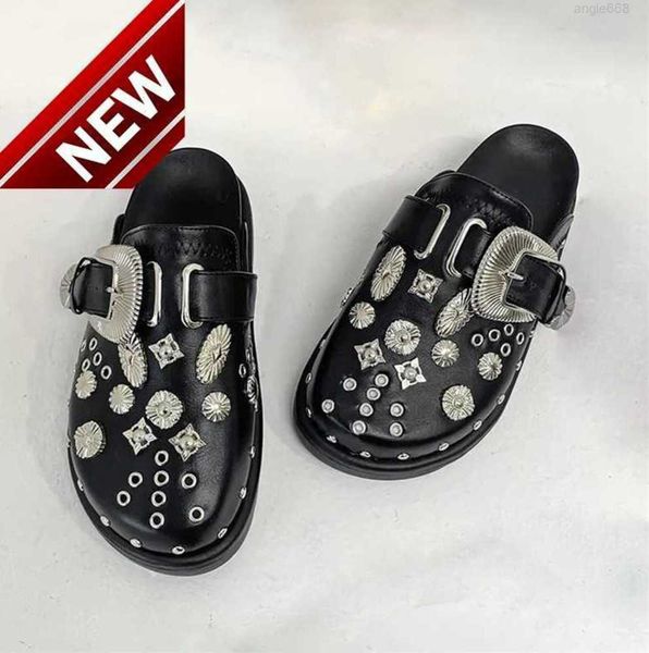 slippers summer women slippers platform rivets punk rock leather mules creative metal fittings casual party shoes female outdoor slides 278, Black
slippers summer women slippers platform rivets punk rock leather mules creative metal fittings casual party shoes female outdoor slides 278, Black