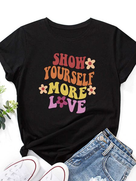 show yourself more love flower print men t shirt short sleeve o neck loose men tshirt ladies tee shirt camisetas, White;black
show yourself more love flower print men t shirt short sleeve o neck loose men tshirt ladies tee shirt camisetas, White;black