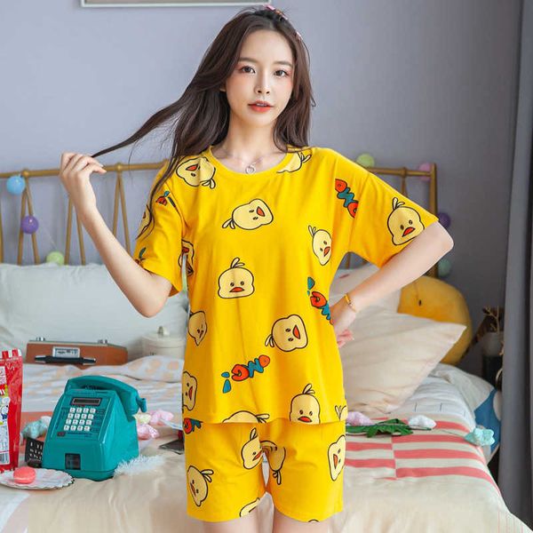 women's sleepwear summer short sleeve pajamas women's set cute girl home clothes milk silk women's pajamas set p230408, Black;red
women's sleepwear summer short sleeve pajamas women's set cute girl home clothes milk silk women's pajamas set p230408, Black;red