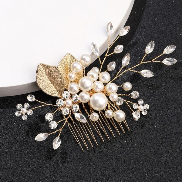 pearl crystal wedding hair combs hair accessories for bridal flower hair clips hairpins headpiece women bride hair jewelry, Slivery;golden
pearl crystal wedding hair combs hair accessories for bridal flower hair clips hairpins headpiece women bride hair jewelry, Slivery;golden
