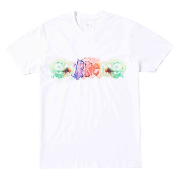 23ss new woman men's t-shirts solid classic box letter printed watercolor ink tee casual summer short sleeve fashion breathable high st, White;black
23ss new woman men's t-shirts solid classic box letter printed watercolor ink tee casual summer short sleeve fashion breathable high st, White;black