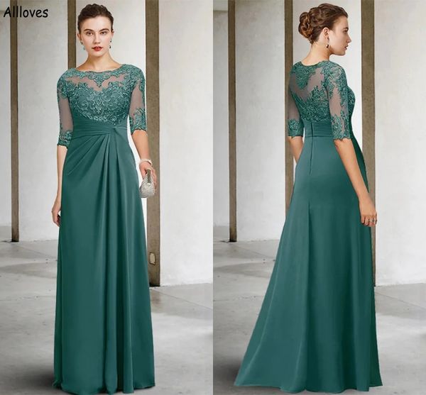 graceful hunter green a line mother of the bride dresses for women jewel neck 3/4 long sleeves lace appliqued mother's dress for weddin, Black;red
graceful hunter green a line mother of the bride dresses for women jewel neck 3/4 long sleeves lace appliqued mother's dress for weddin, Black;red