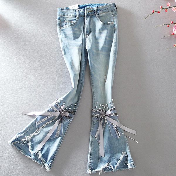 jeans nowe marki 3d luksusowe frezowanie cekinowe spodnie flare kobiety slim fit jeansy ze streczem kobiece niebieskie spodnie z wysokim, Blue
jeans nowe marki 3d luksusowe frezowanie cekinowe spodnie flare kobiety slim fit jeansy ze streczem kobiece niebieskie spodnie z wysokim, Blue