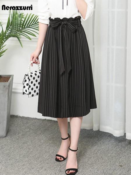 dresses nerazzurri black and white striped pleated midi skirt women sashes summer elegant high waist office skirt for women, White;black
dresses nerazzurri black and white striped pleated midi skirt women sashes summer elegant high waist office skirt for women, White;black
