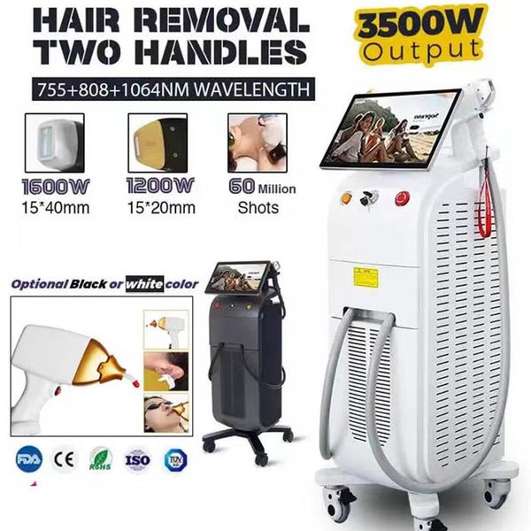 3500w diode laser hair removal dark white skin use machine 200 million s long lifetime all skin types spa clinic professional depilator 755n, Black
3500w diode laser hair removal dark white skin use machine 200 million s long lifetime all skin types spa clinic professional depilator 755n, Black