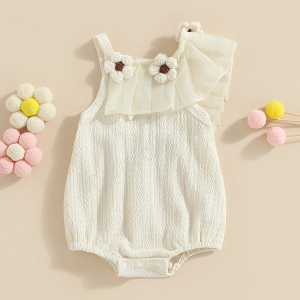 cute baby girls playsuit clothes summer sleeveless flower pleated ruffle strap romper infant kids jumpsuit newborn bodysuit, Blue
cute baby girls playsuit clothes summer sleeveless flower pleated ruffle strap romper infant kids jumpsuit newborn bodysuit, Blue