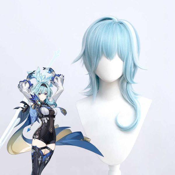 cosplay wigs fake hair cosplay face eula fake hair blue pony genshin effect for women j230427, Black
cosplay wigs fake hair cosplay face eula fake hair blue pony genshin effect for women j230427, Black