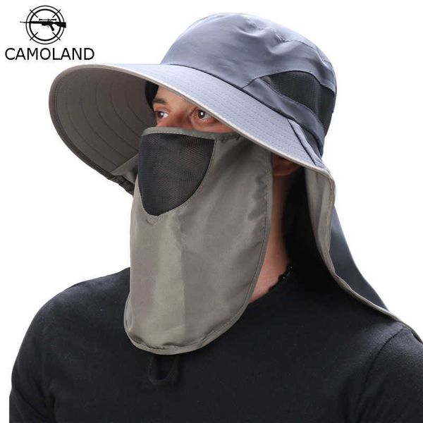 outdoor hats camoland bucket hat with face neck flap women summer uv protection sun hat male outdoor breathable mesh hiking fishing caps j23, Black;white
outdoor hats camoland bucket hat with face neck flap women summer uv protection sun hat male outdoor breathable mesh hiking fishing caps j23, Black;white