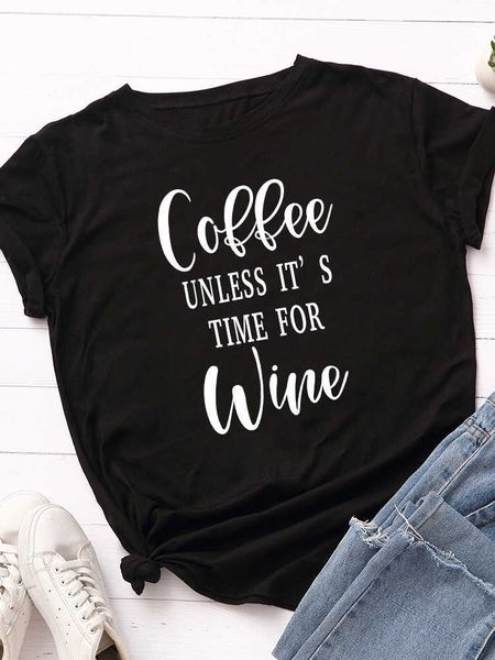 coffee not time for wine print men t shirt short sleeve o neck loose men tshirt ladies tee shirt camisetas, White;black
coffee not time for wine print men t shirt short sleeve o neck loose men tshirt ladies tee shirt camisetas, White;black