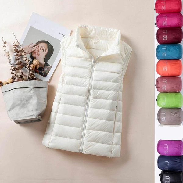 parkas white duck down jacket women spring autumn vest waistcoat soft warm thin ultra light waistcoat jacket female portable vest new, Black
parkas white duck down jacket women spring autumn vest waistcoat soft warm thin ultra light waistcoat jacket female portable vest new, Black