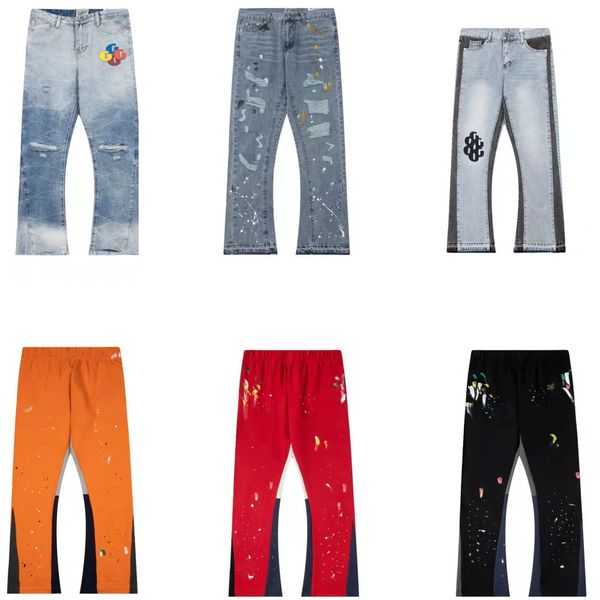 men's mens jeans galleryes sweatpants dept speckled letter print women's couple loose versatile casual, Black
men's mens jeans galleryes sweatpants dept speckled letter print women's couple loose versatile casual, Black