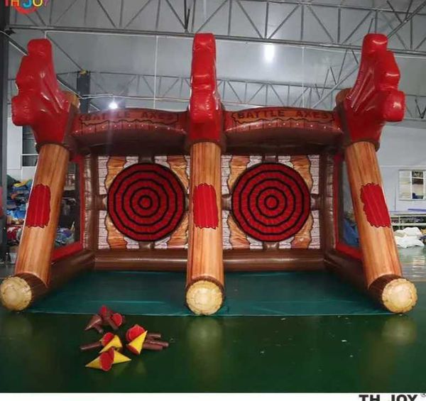 5x3m outdoor games activities interactive competition inflatable axe throwing games carnival sports athletic target shoot throw toss dart st
5x3m outdoor games activities interactive competition inflatable axe throwing games carnival sports athletic target shoot throw toss dart st