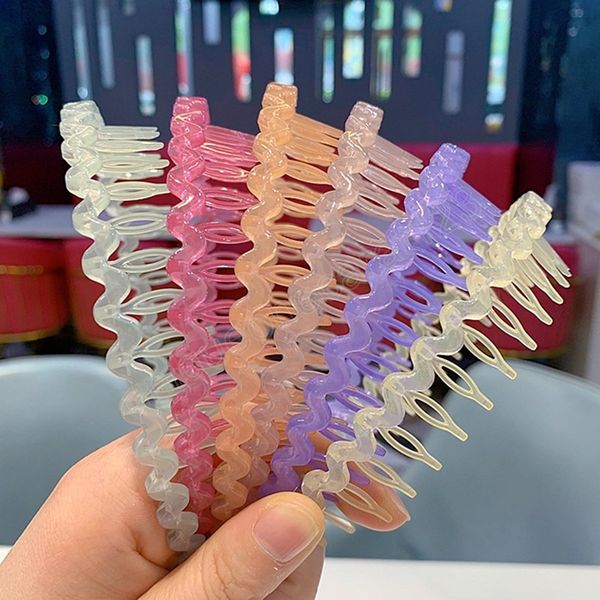 acrylic wave toothed hair bands scrub wavy headband for women girls bezel headwear plastic hair hoop hair accessories, Silver
acrylic wave toothed hair bands scrub wavy headband for women girls bezel headwear plastic hair hoop hair accessories, Silver