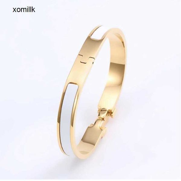 wholesale narrow 8mm h bangles stainless steel charm letter bracelets women luxury jewelry designer orange color enamel gift for love cll n5, Black
wholesale narrow 8mm h bangles stainless steel charm letter bracelets women luxury jewelry designer orange color enamel gift for love cll n5, Black